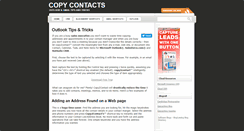 Desktop Screenshot of copycontacts.com