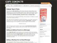 Tablet Screenshot of copycontacts.com